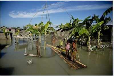 Flood situation in Assam improves marginally