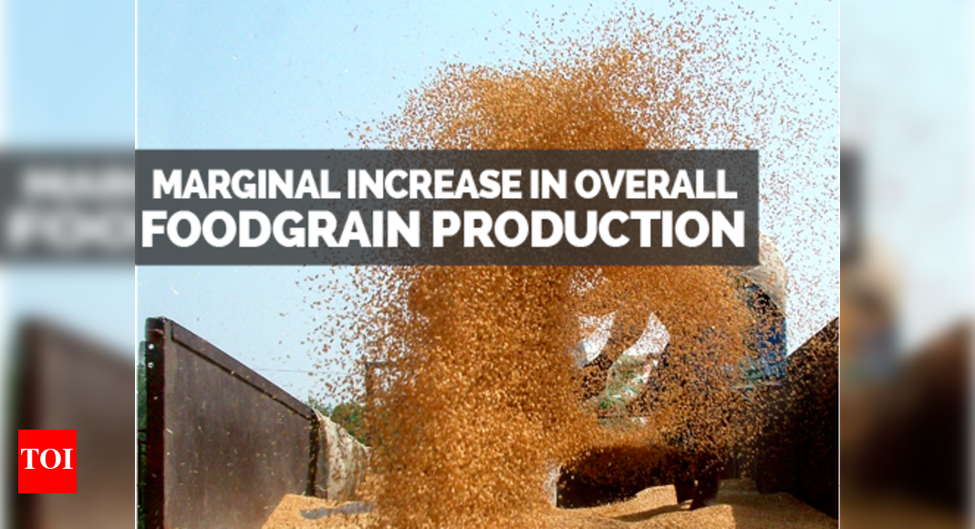 Foodgrain output up despite scant rainfall in 2015-16 | India News ...