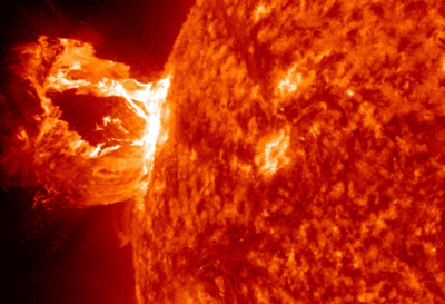 Solar flares: Experts rely on wave