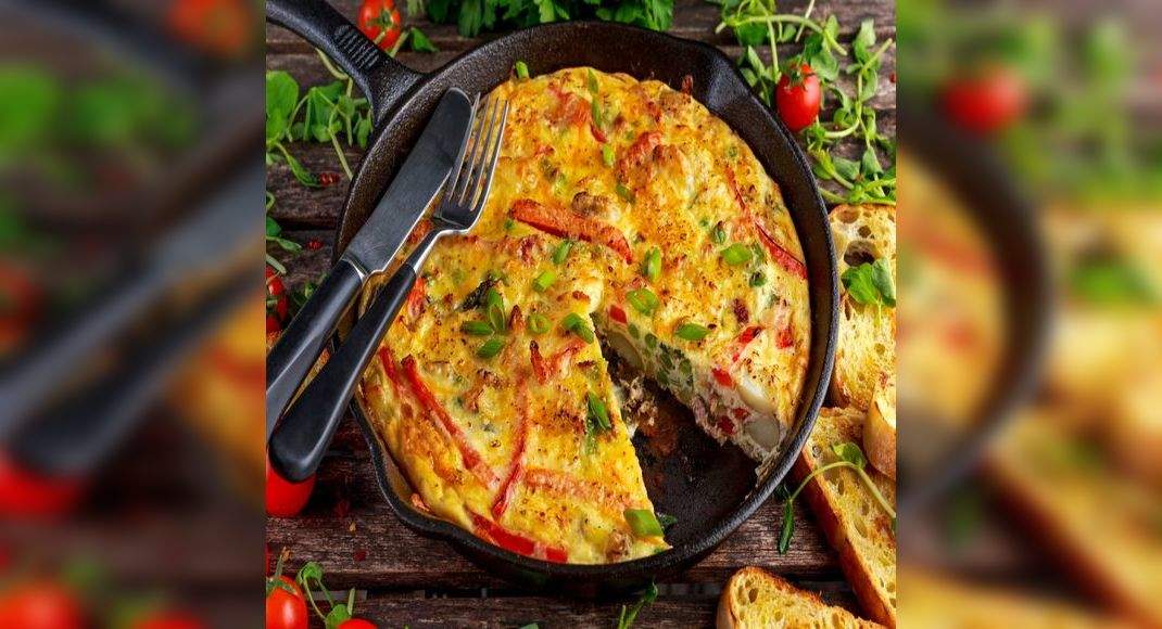 Spanish Frittata Recipe: How to Make Spanish Frittata Recipe | Homemade