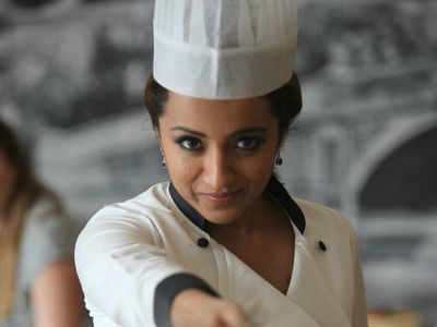 Chef Trisha gears up for an action sequence