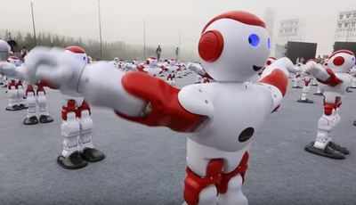 Over 1,000 dancing robots set Guinness world record