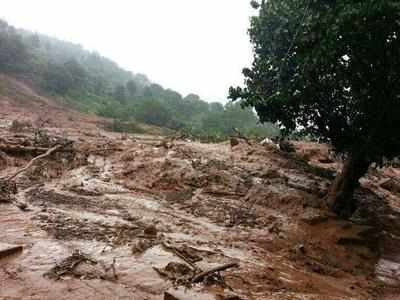 Landslides in Arunachal district