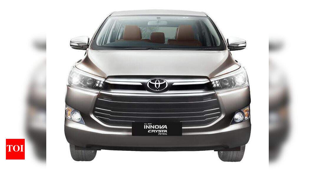 Innova Crysta petrol variant launched Times of India