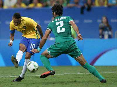 Brazil on the brink after draw with Iraq