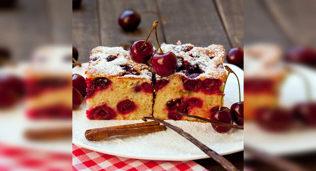 Cherry Cake Recipe: How to make Cherry Cake Recipe for Christmas at Home | Homemade Cherry Cake Reci