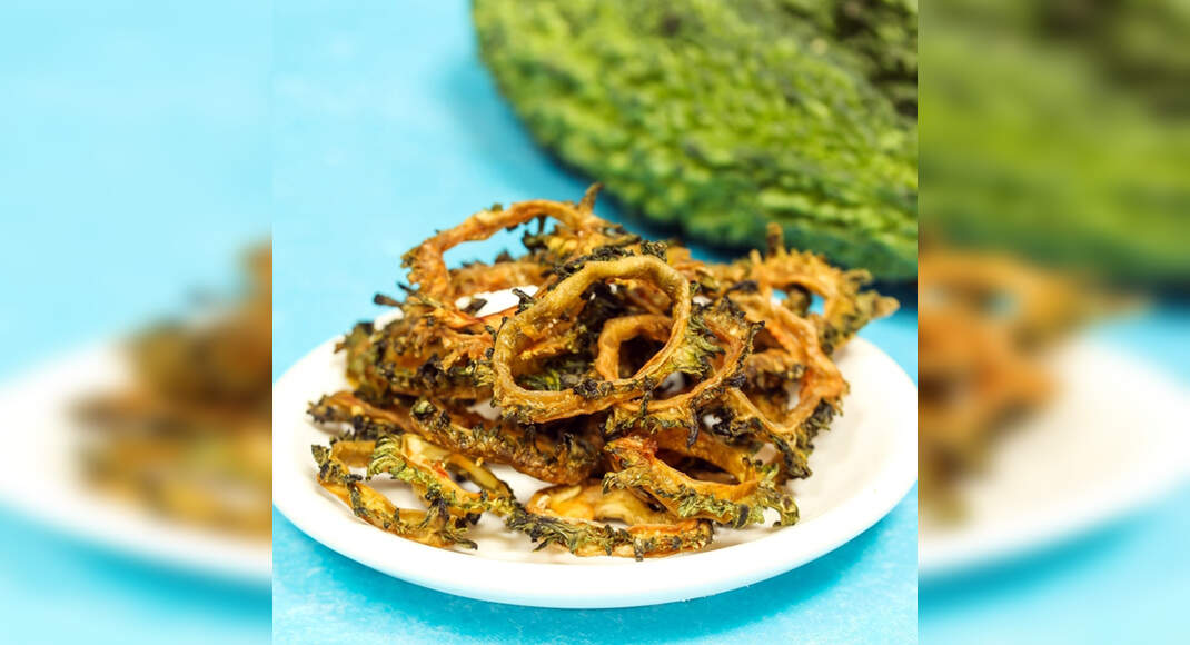 Bitter Gourd Chips Recipe: How to Make Bitter Gourd Chips Recipe | Homemade Bitter Gourd Chips Recip