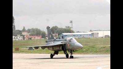 People throng old airport as Tejas lands in Bhopal
