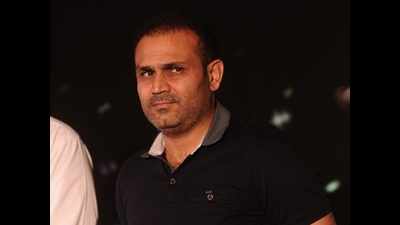 ​ Virender Sehwag graced the launch of Madurai Super Giants team of the TNPL at Crowne Plaza in Chennai