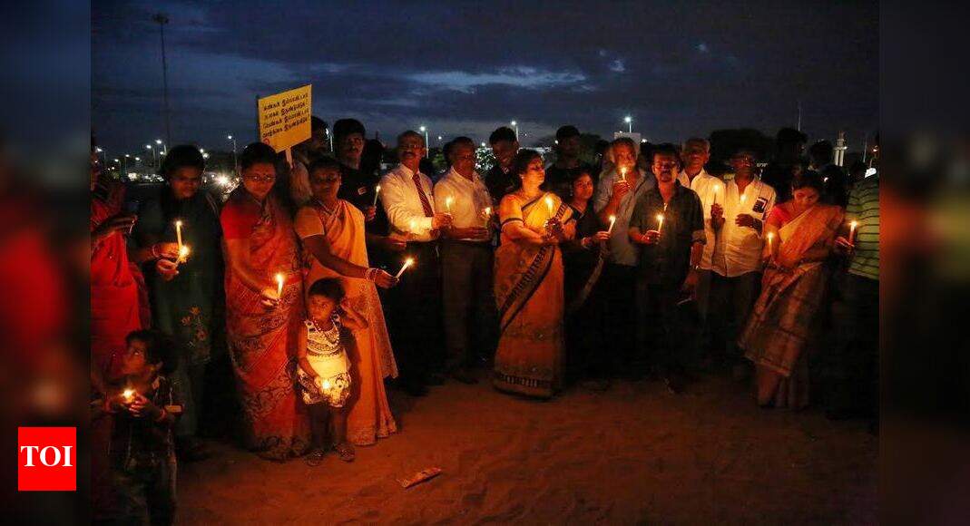 Attack on women: Candlelight rally held in Chennai | Chennai News ...