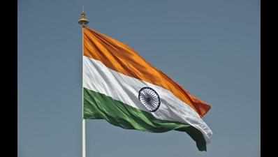 Green Police girls to carry khadi flags