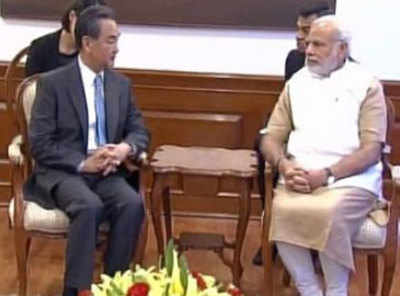 Chinese foreign minister meets PM Modi