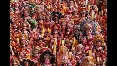 Over 20,000 Dashama idols immersed in Tapi