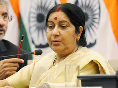 Talks only if Pakistan curbs terror: Sushma Swaraj