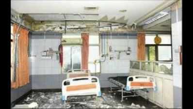 Close shave for infants at SSG hospital as ceiling collapses
