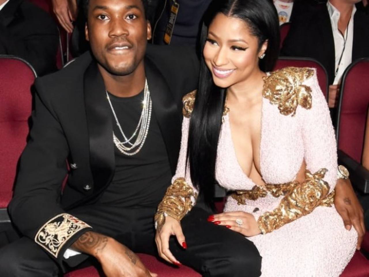 Nicki Minaj and Meek Mill made a cute looking couple at the