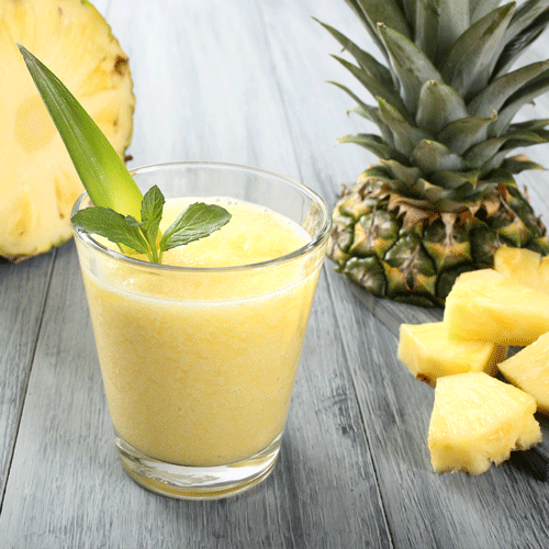 Pineapple & Apple Smoothie Recipe How to Make Pineapple & Apple