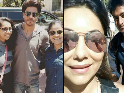 Shah Rukh and Gauri attend Aryan's orientation in California