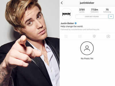 Sofia Richie Bieber Justin Bieber Deletes His Instagram Account English Movie News Times Of India