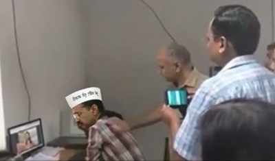 Mocktale: Kejriwal caught watching movie during office hours, sacked by Sisodia after a surprise raid