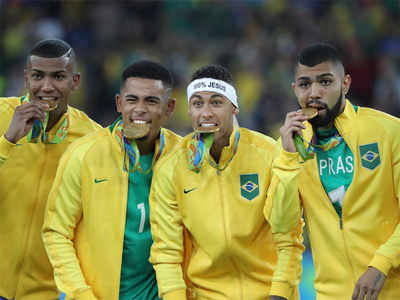 Rio Olympics: Neymar completes Brazil's trophy cabinet