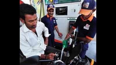 Petrol pump employees dispense safety lessons