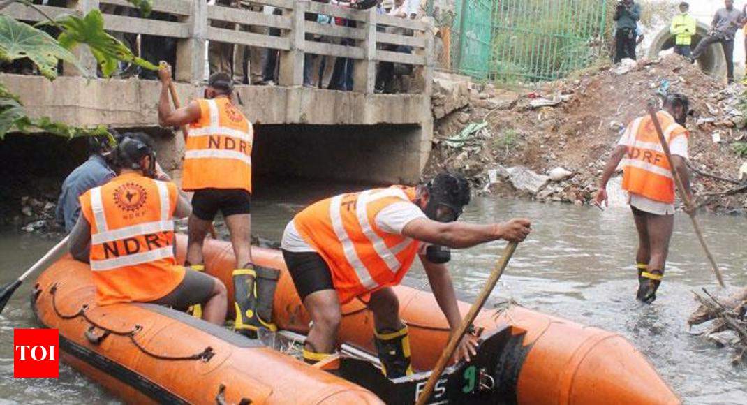 Flood Rescue And Relief Operation By NDRF - Times Of India