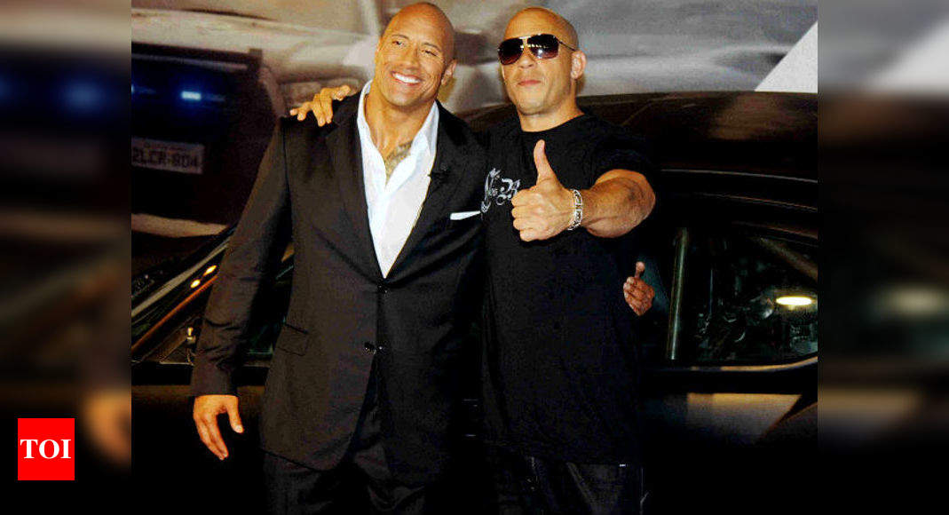 Fast Furious 6 scene between Dwayne Johnson and Vin Diesel goes viral