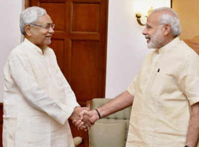 Nitish Kumar meets PM Modi to discuss Bihar floods