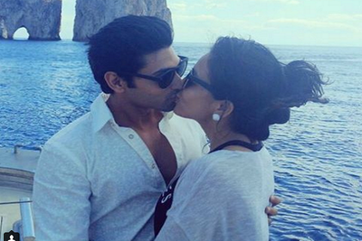 Ruslaan Mumtaz, wife Nirali's kiss of love in Italy