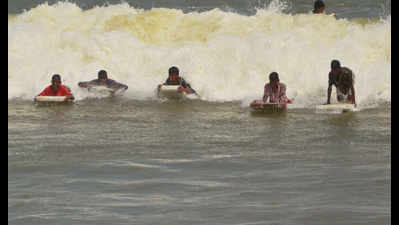 Vizag boy to tame the waves in surfing event