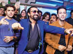 Mika Singh performs in the city
