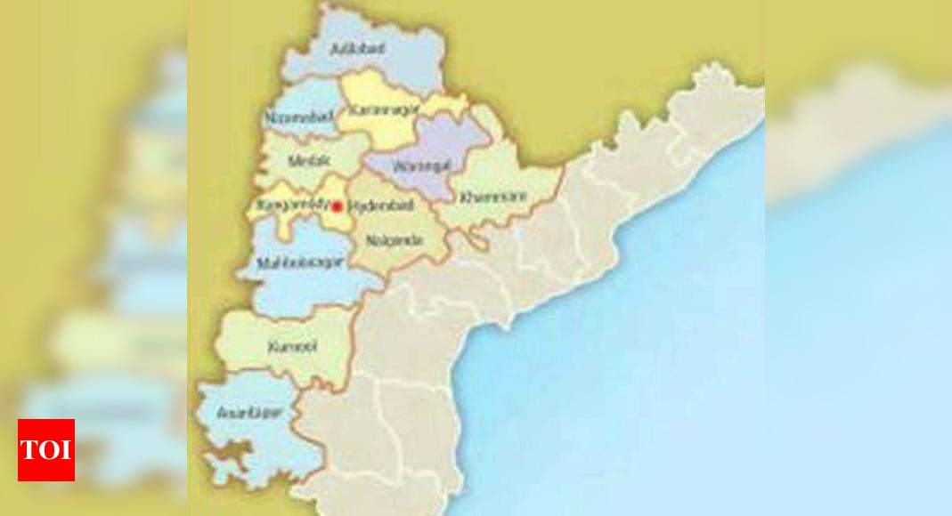 Telangana Uploads New Districts Maps Hyderabad News Times Of India