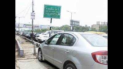 It’s a bumpy ride on Noida’s cycle tracks