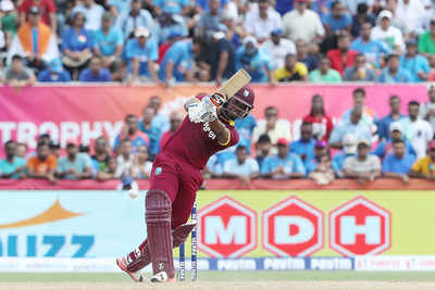 India vs West Indies: Lewis smashes five sixes in an over as records tumble in Florida