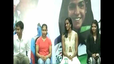 Rio champions honoured in Hyderabad