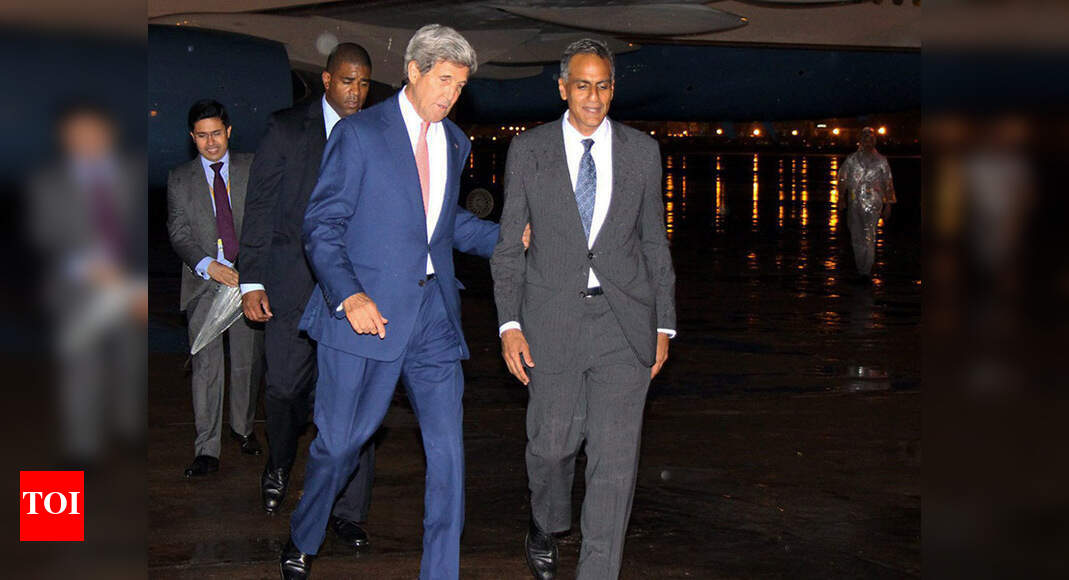 John Kerry Traffic Jam Us Secretary Of State John Kerry Meets Delhi Traffic On Fourth Visit Thanks To Rain India News Times Of India