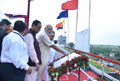 PM launches Saurashtra Narmada Irrigation Project