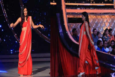 We still can't get over Katrina Kaif's red half sari!