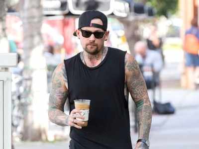 Benji Madden does a Saif tattoos Cameron Diazs name on chest  Hollywood   Hindustan Times