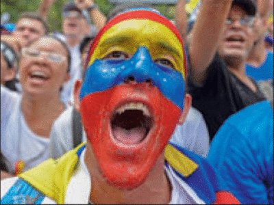 Venezuelans take to streets seeking removal of prez