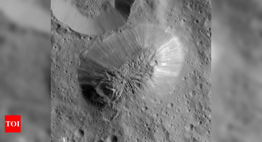 NASA: Nasa discovers young cryovolcano on dwarf planet Ceres - Times of ...