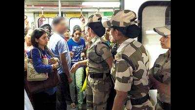 How Delhi Metro's CISF women combat team deals with men in the ladies' coach