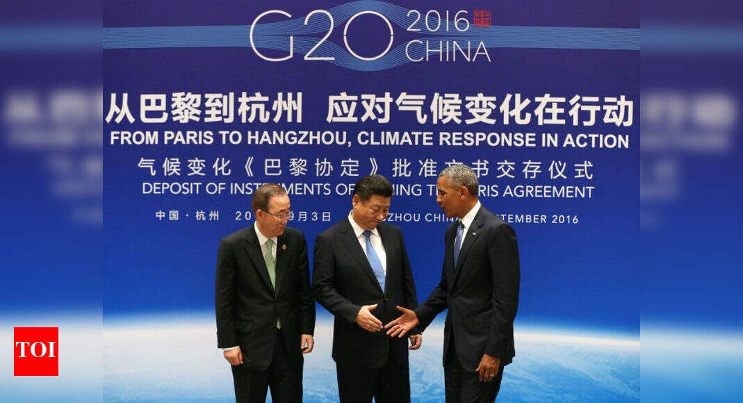 Pressure on India as US and China ratify Paris climate agreement ...