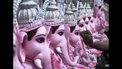 Clay Ganesha idols sale on an upswing