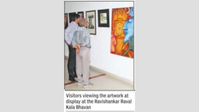 Young artists throng GKP exhibition