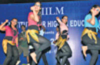 It was party time at IILM