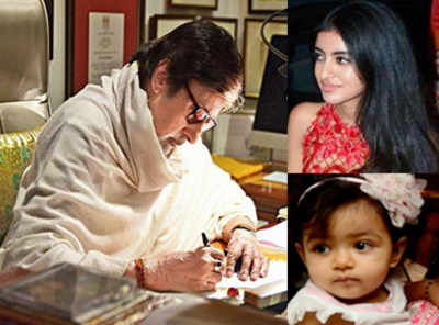 Amitabh Bachchan's heart-warming letter to his granddaughters