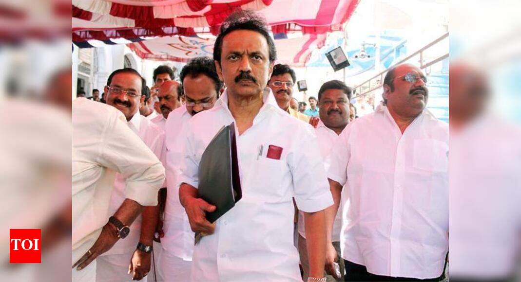MK Stalin's PA in Tamil Nadu assembly removed | Chennai News - Times of ...