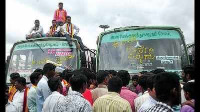 Long-distance buses stay off road, travellers stranded